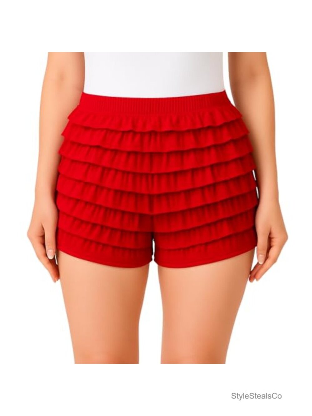 Lace Ruffle Pettipant Women Halloween Costume Shorts Y2K Bloomers Cosplay Dance